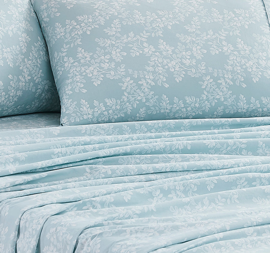 Burnham 300TC Cotton Sheet Set Range Spruce Green