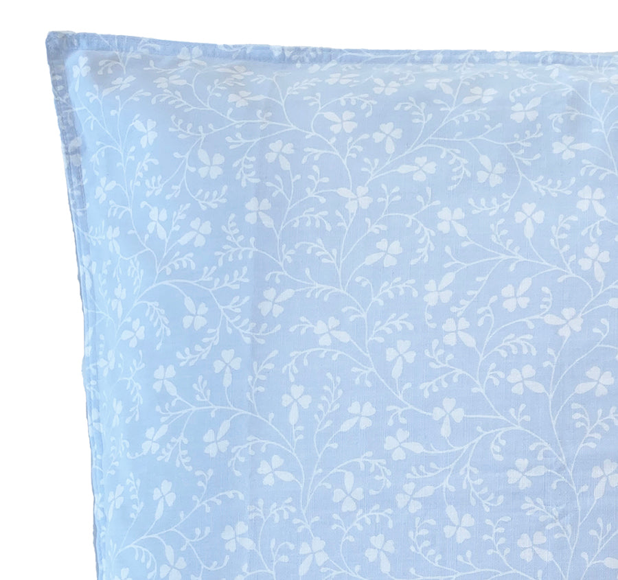 Campion European Pillowcase Sky Blue