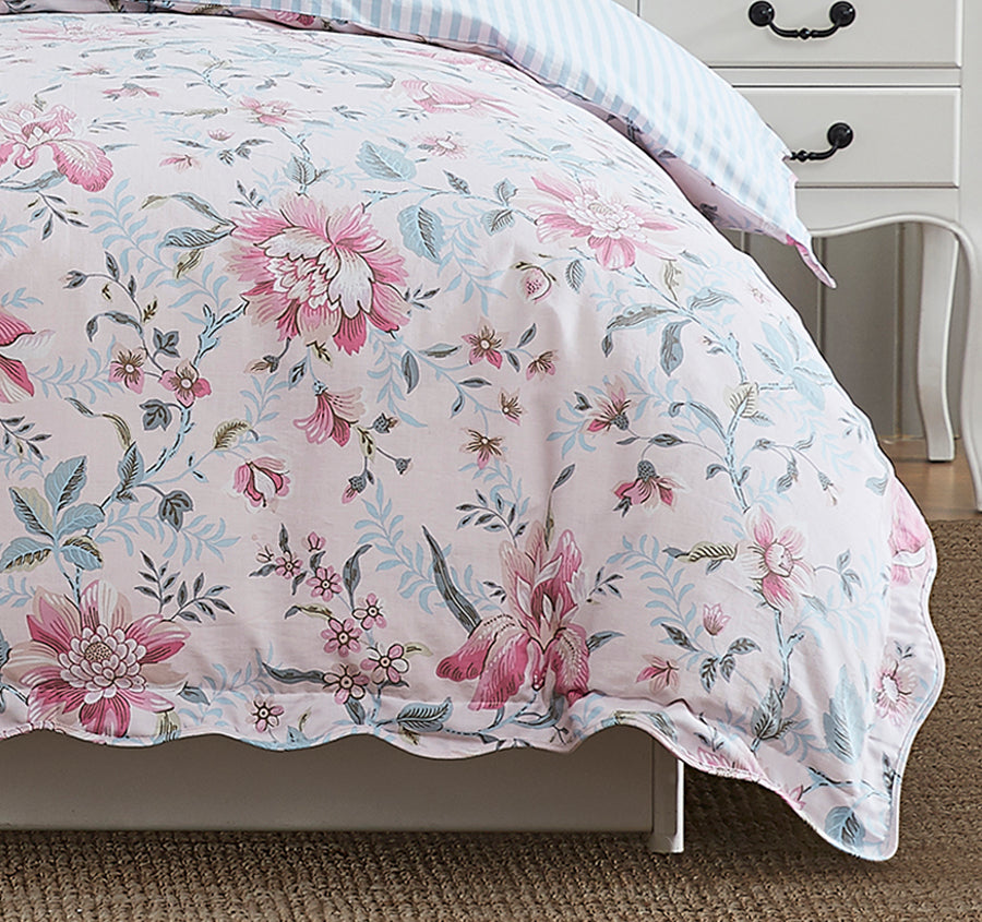 Edita's Garden Quilt Cover Set Range Blush Pink
