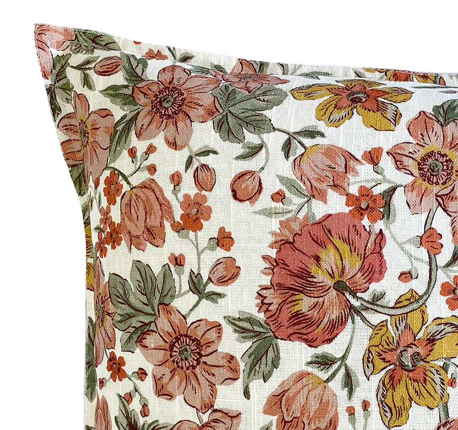 Lambton Garden 50x50cm Filled Cushion Plaster Pink