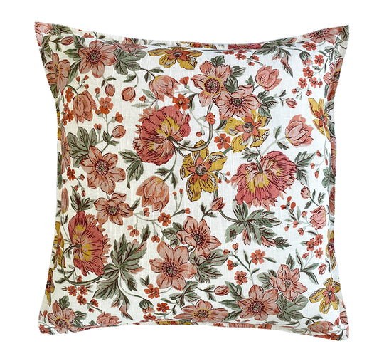 Lambton Garden 50x50cm Filled Cushion Plaster Pink