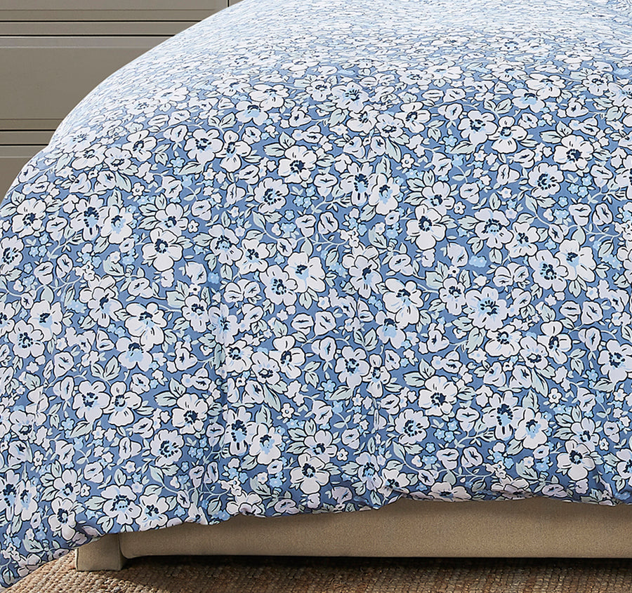 Libby Quilt Cover Set Range Blue