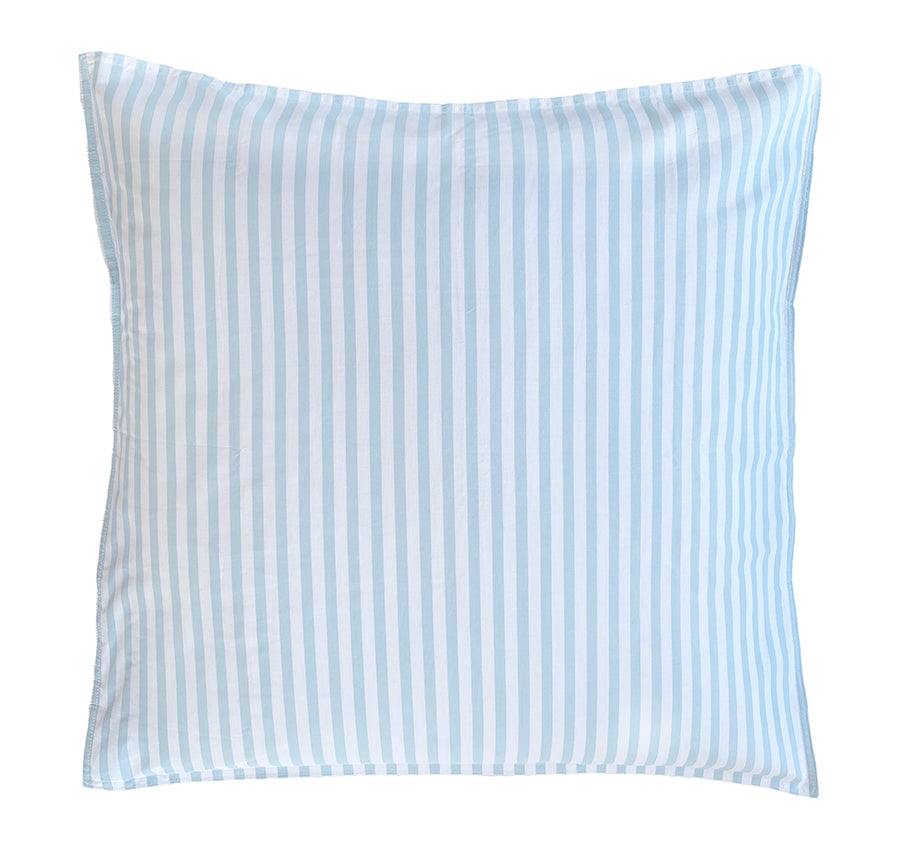 Lille Stripe European Pillowcase Duck Egg