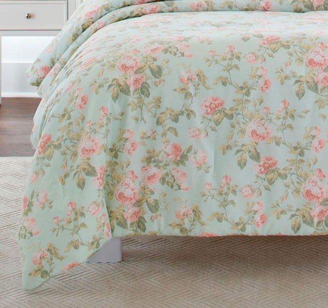 Madelynn Quilt Cover Set Range Duck Egg