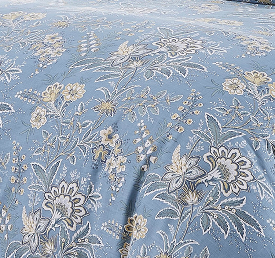 Marlbrook Quilt Cover Set Range Dusky Seaspray