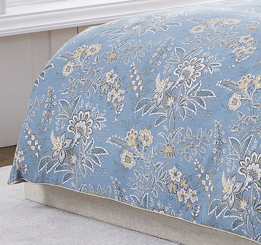 Marlbrook Quilt Cover Set Range Dusky Seaspray