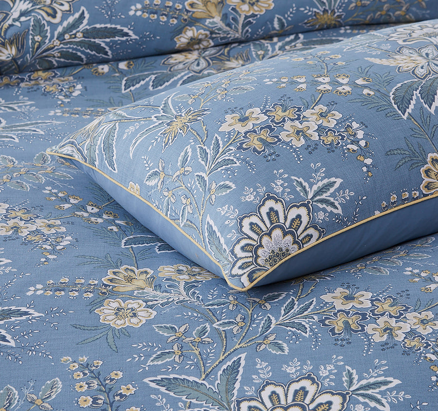 Marlbrook Quilt Cover Set Range Dusky Seaspray