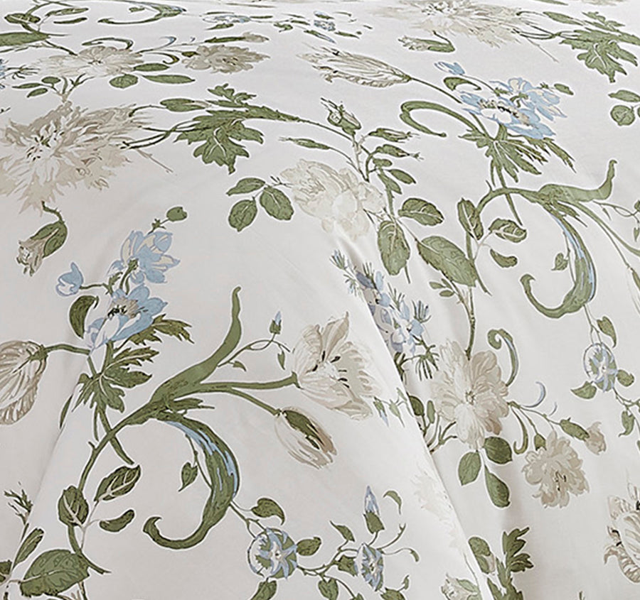 Rosalind Quilt Cover Set Range Seaspray