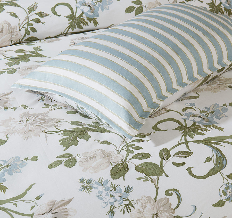 Rosalind Quilt Cover Set Range Seaspray