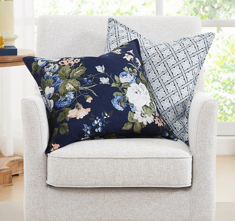 Rosemore 50x50cm Filled Cushion Midnight