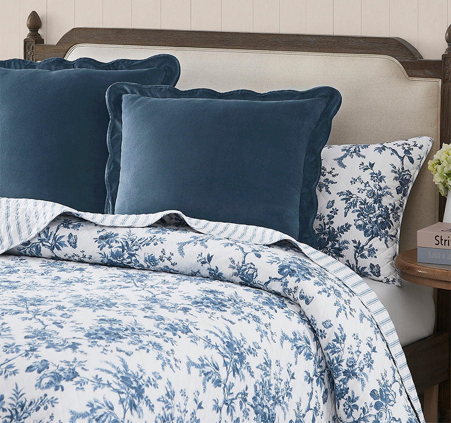 Somerford European Pillowcase Midnight Blue