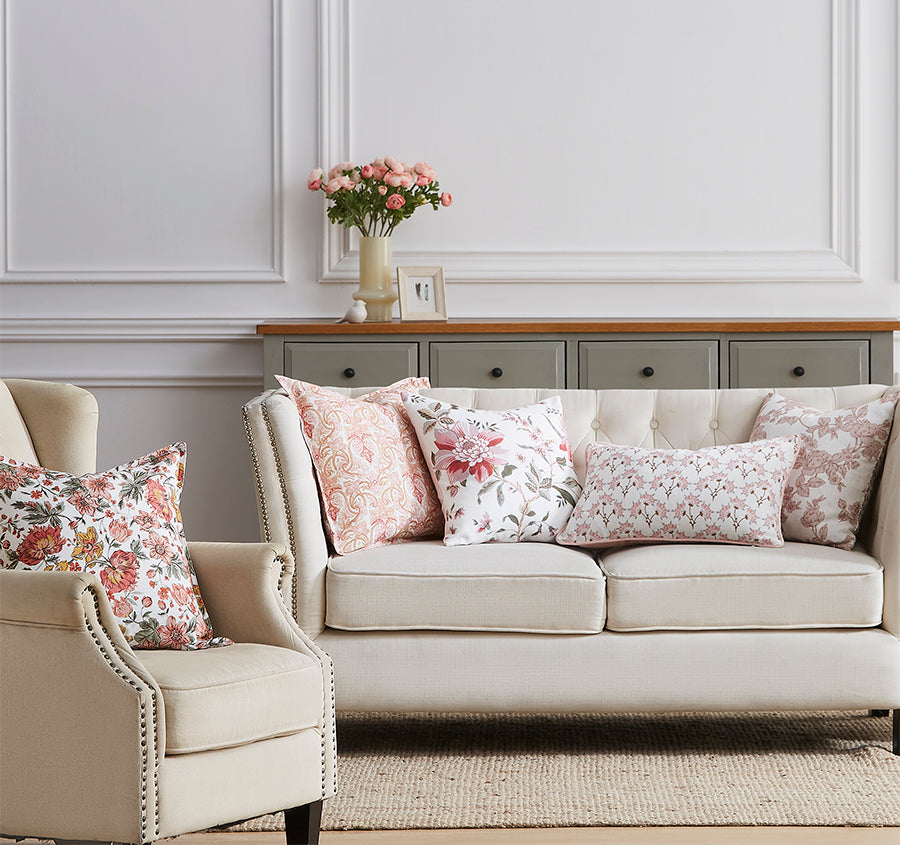 Summer Rose 50x50cm Filled Cushion Peony Pink