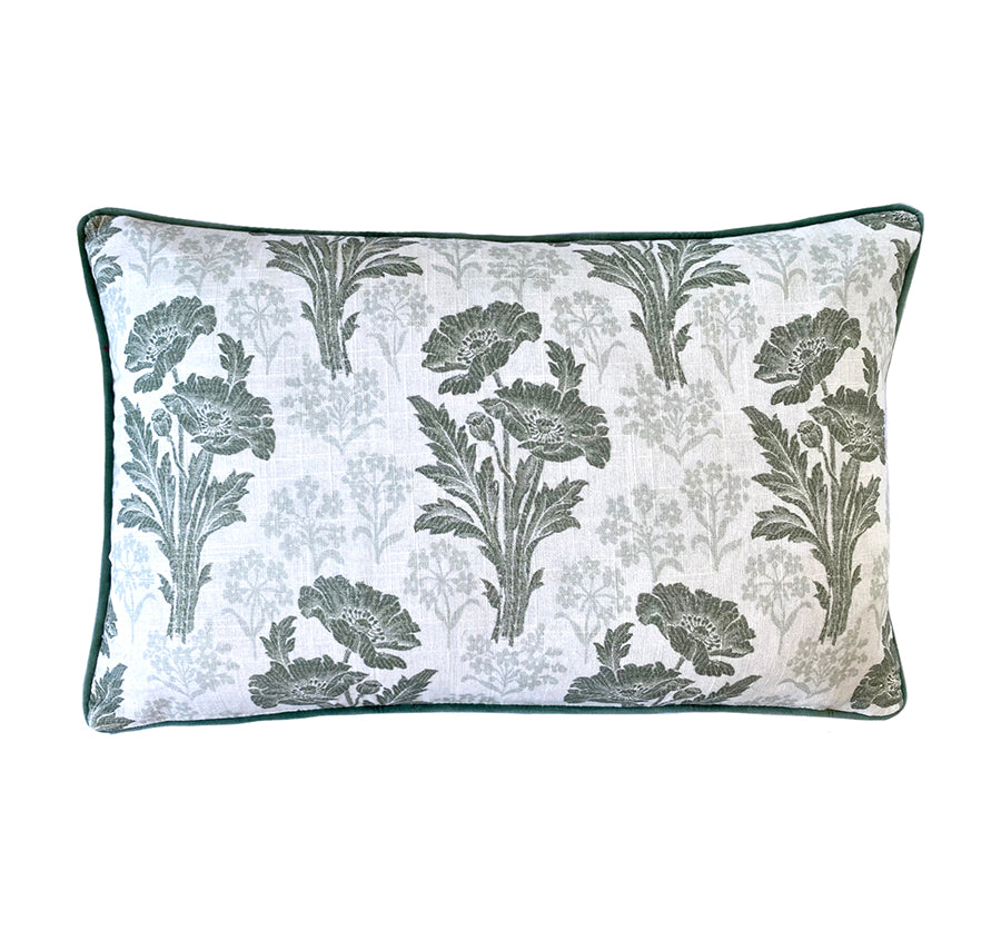 Tapestry 40x60cm Filled Cushion Hedgerow Green