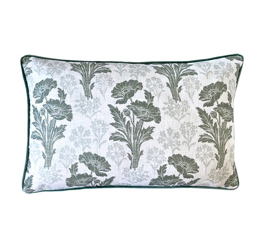 Tapestry 40x60cm Filled Cushion Hedgerow Green