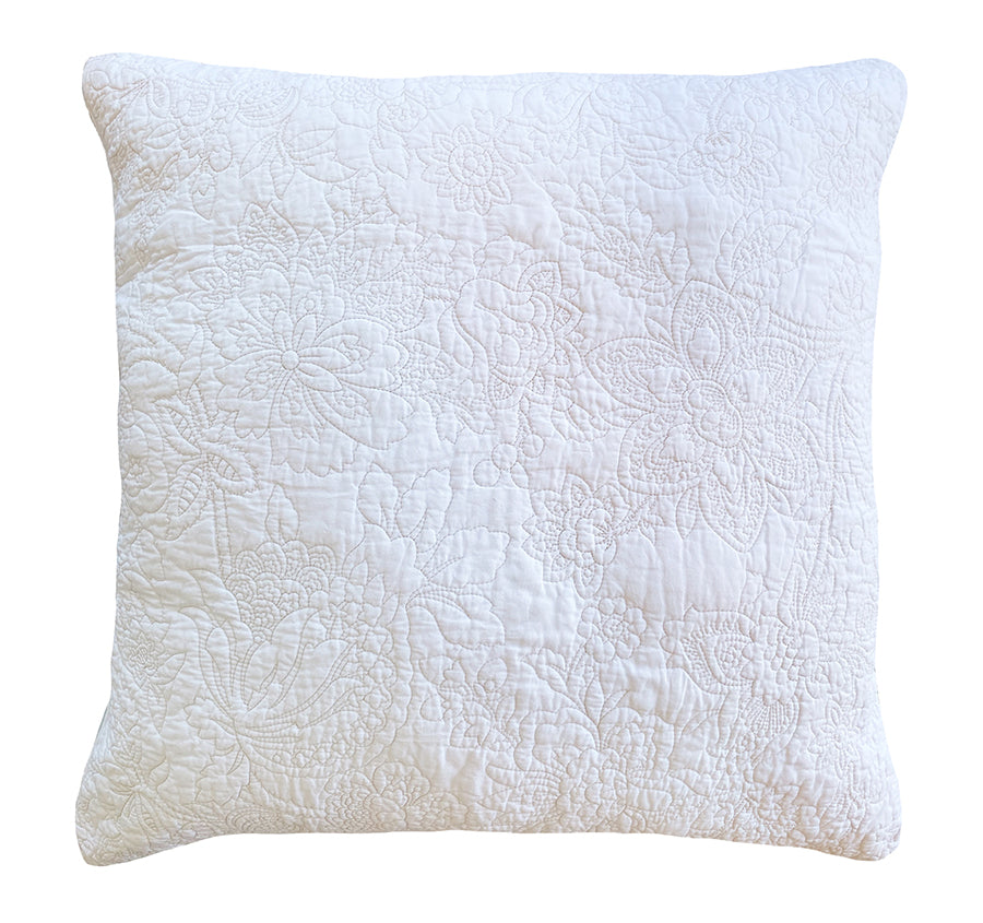 Trailing Laurissa European Pillowcase Off White