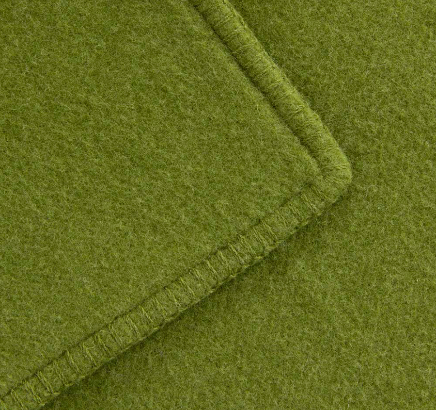 Australian Wool Blanket Range Moss Green