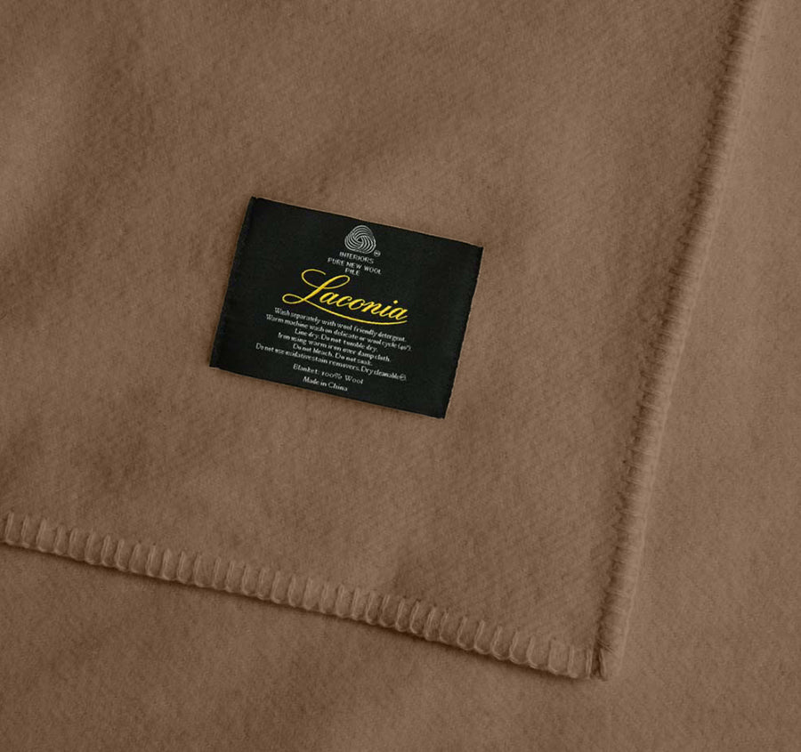 Australian Wool Blanket Range Camel