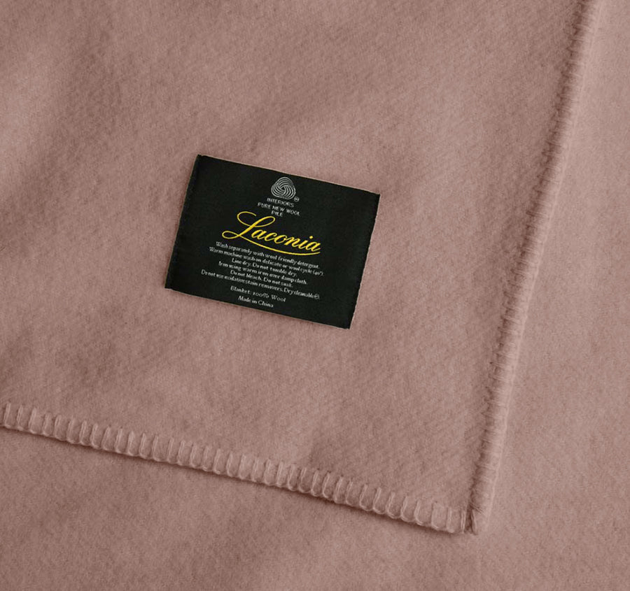 Australian Wool Blanket Range Pink