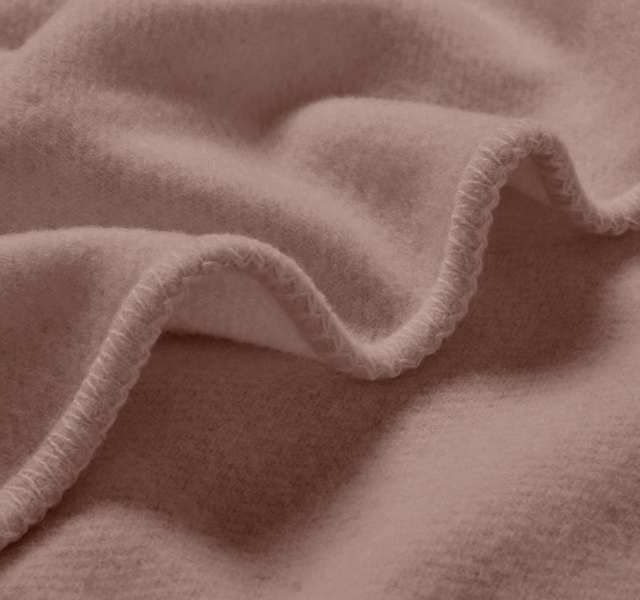 Australian Wool Blanket Range Pink
