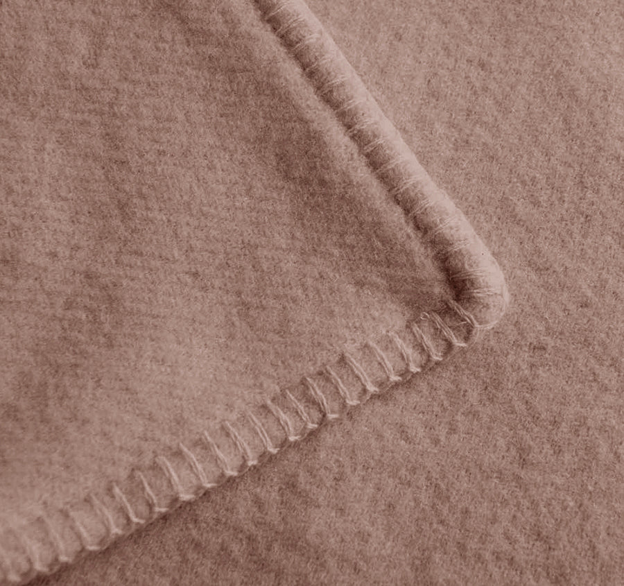 Australian Wool Blanket Range Pink