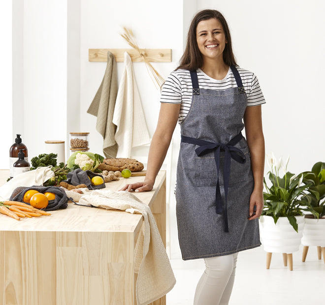 Eco Recycled Double Oven Mitt Navy