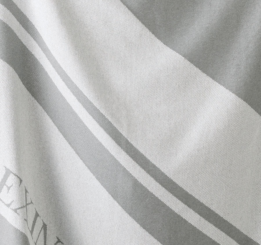 Recycled Logo 130x170cm Throw Rug Grey