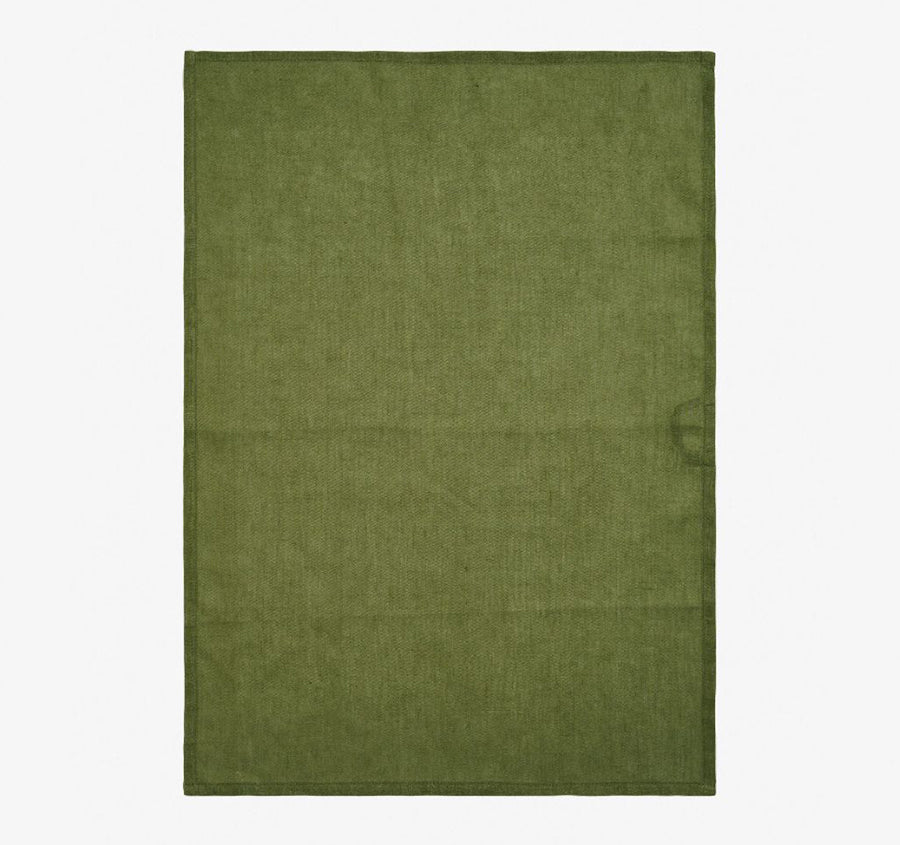 Nimes Linen 50x70cm Tea Towel Moss
