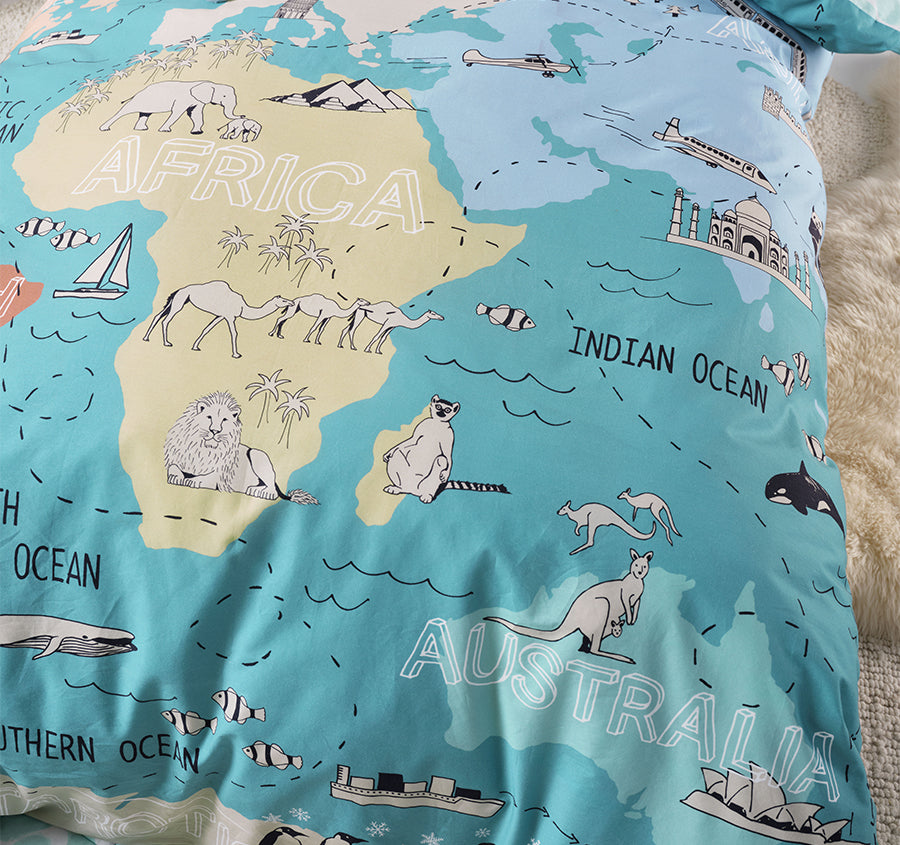Atlas Quilt Cover Set Range Multi