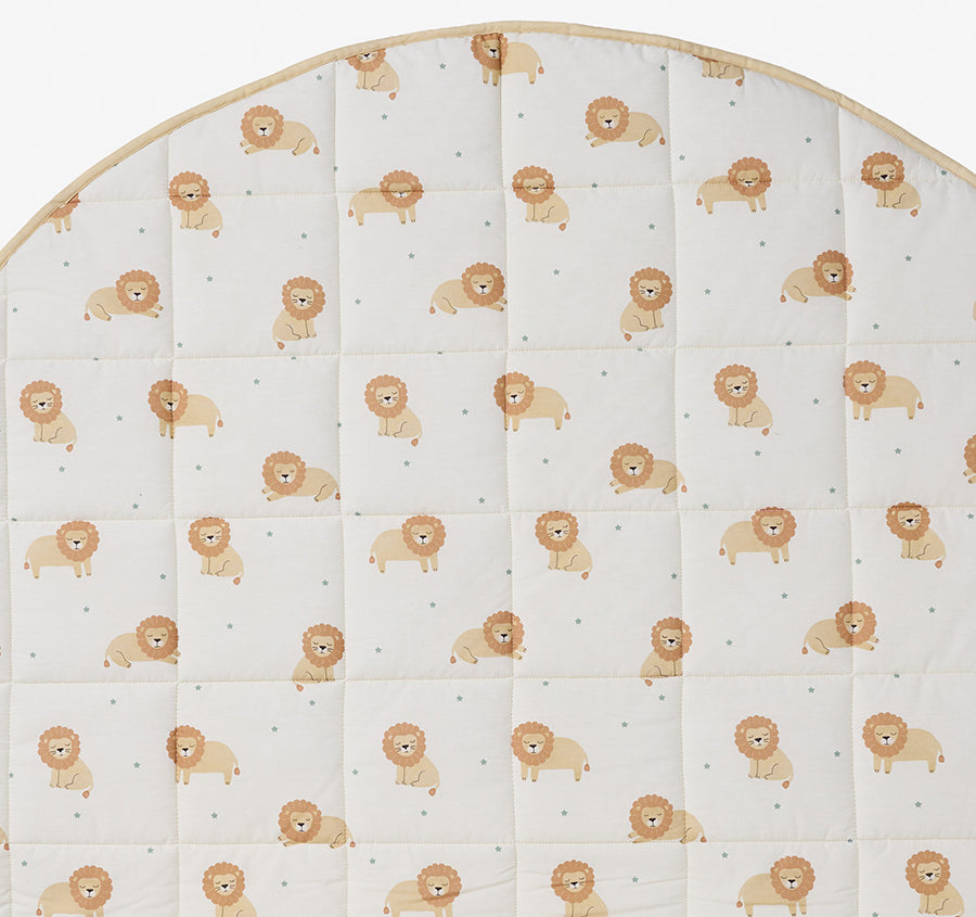 Cat Nap 120cm Round Play Mat White