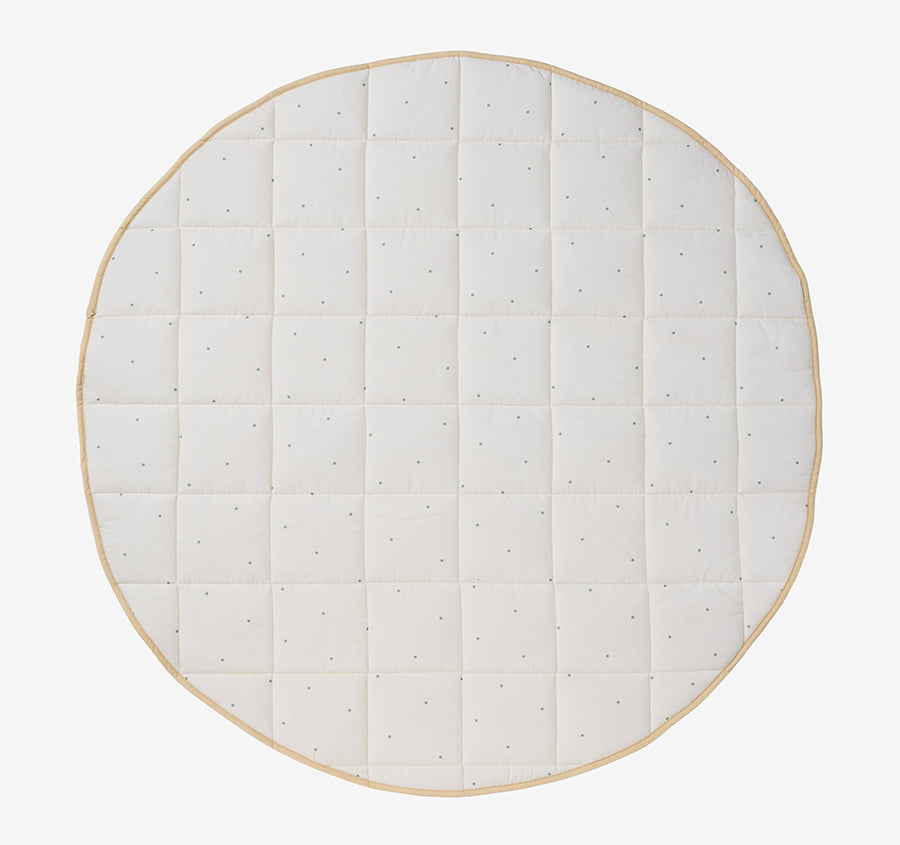 Cat Nap 120cm Round Play Mat White