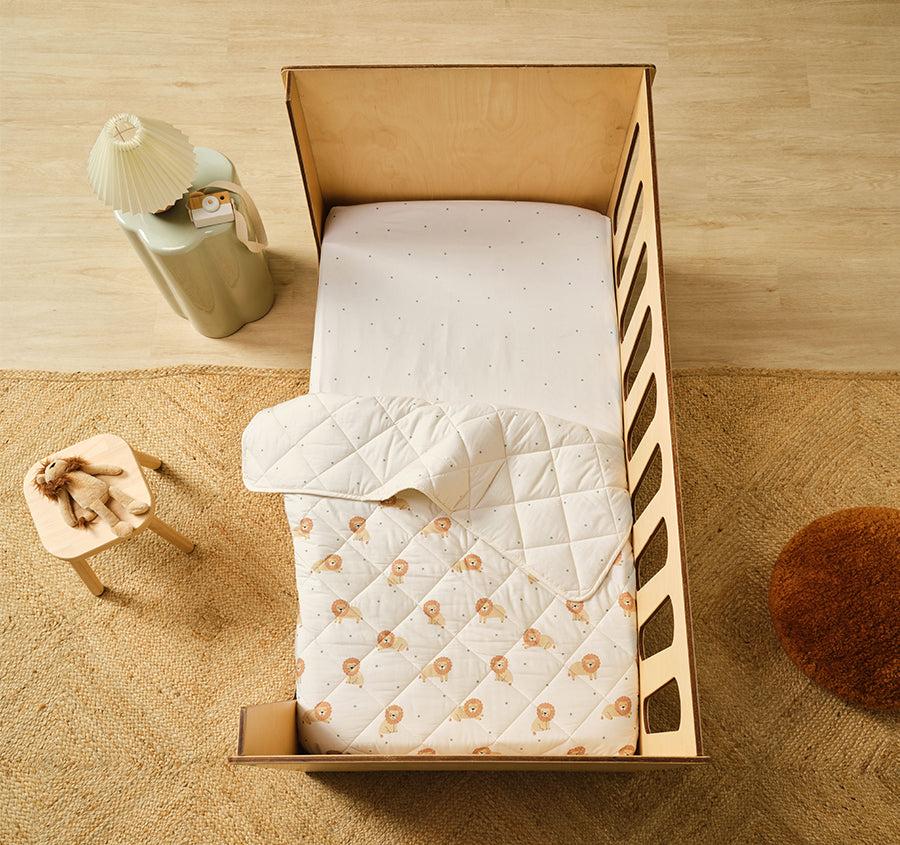 Cat Nap Coverlet Cot White