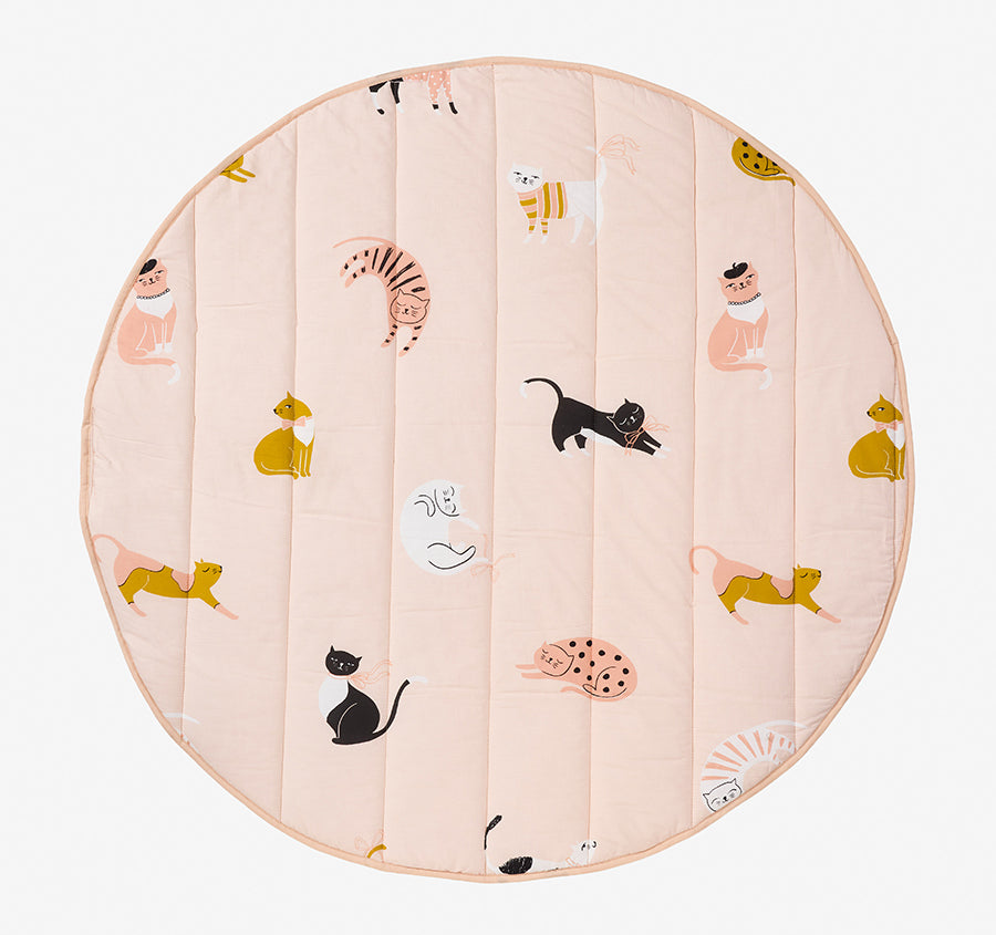 Cats N Bows 120cm Round Play Mat