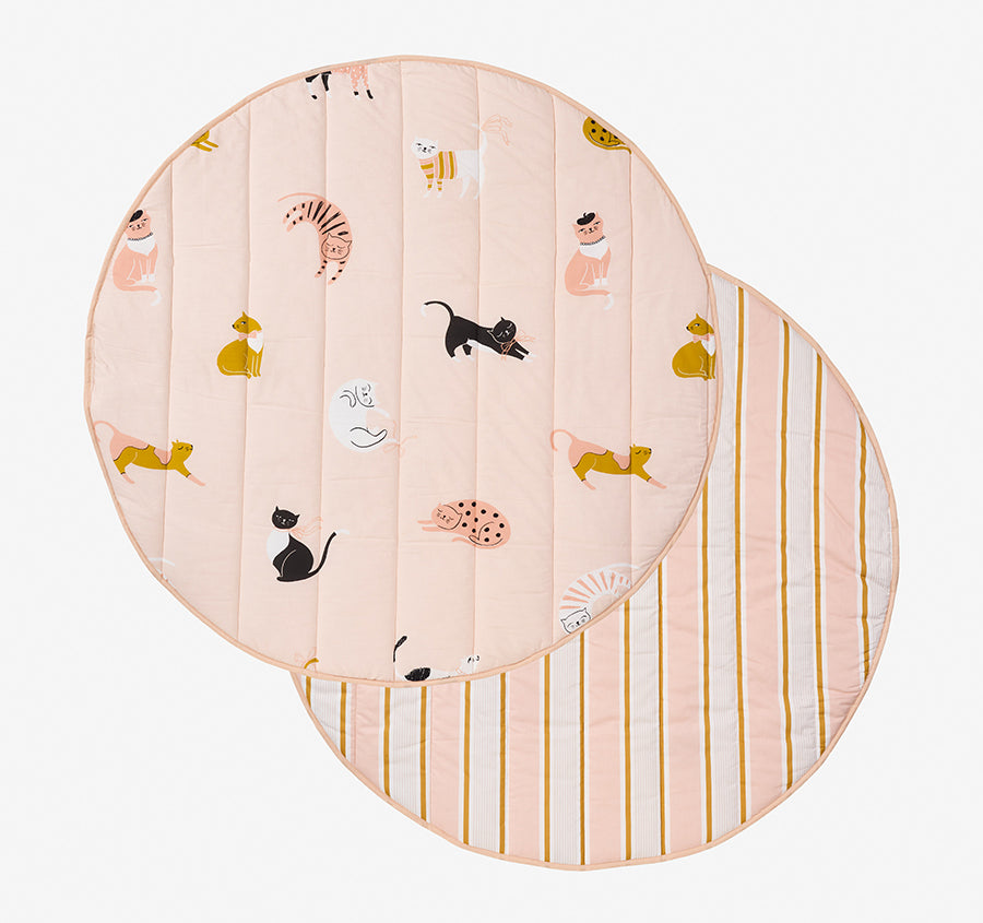 Cats N Bows 120cm Round Play Mat