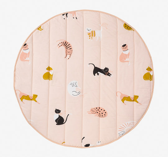 Cats N Bows 120cm Round Play Mat