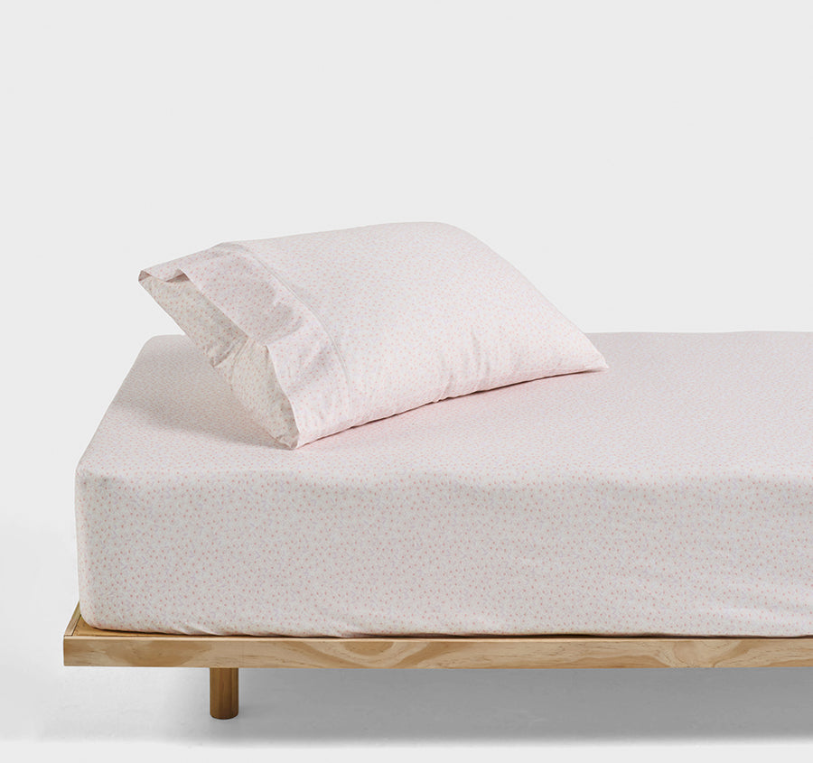 Daisy Meadow Fitted Sheet Combo Set Range Blush