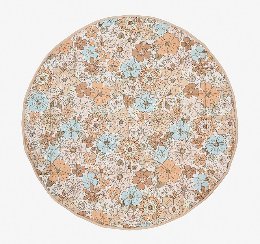 Flower Garden 120cm Round Play Mat