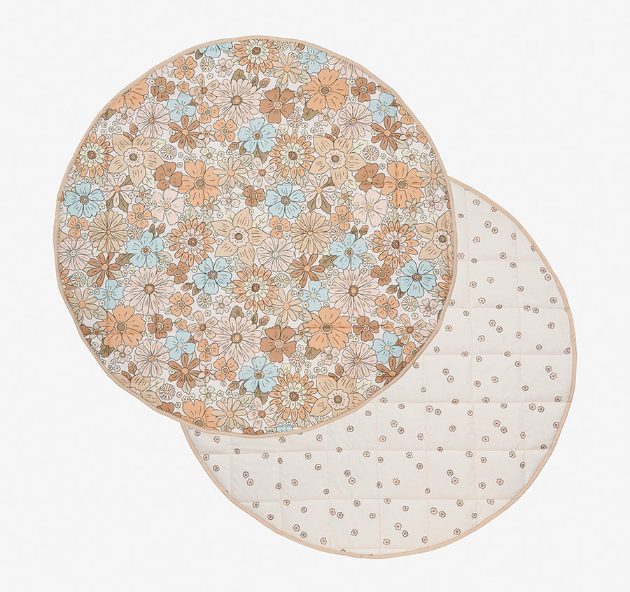 Flower Garden 120cm Round Play Mat