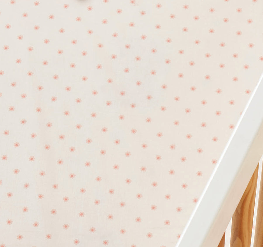 Flower Power 2 Piece Cot Fitted Sheets Multi