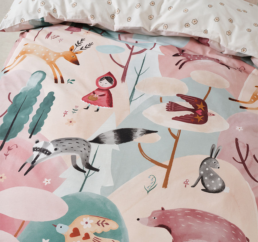 Folk Woodland Quilt Cover Set Range