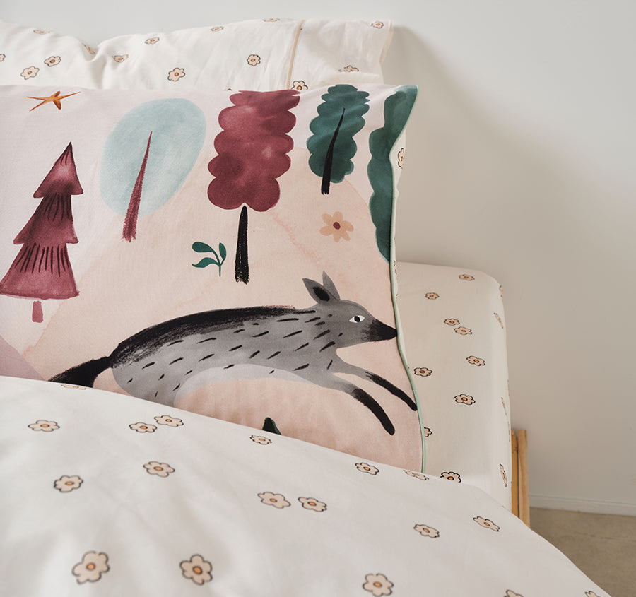 Folk Woodland Quilt Cover Set Range