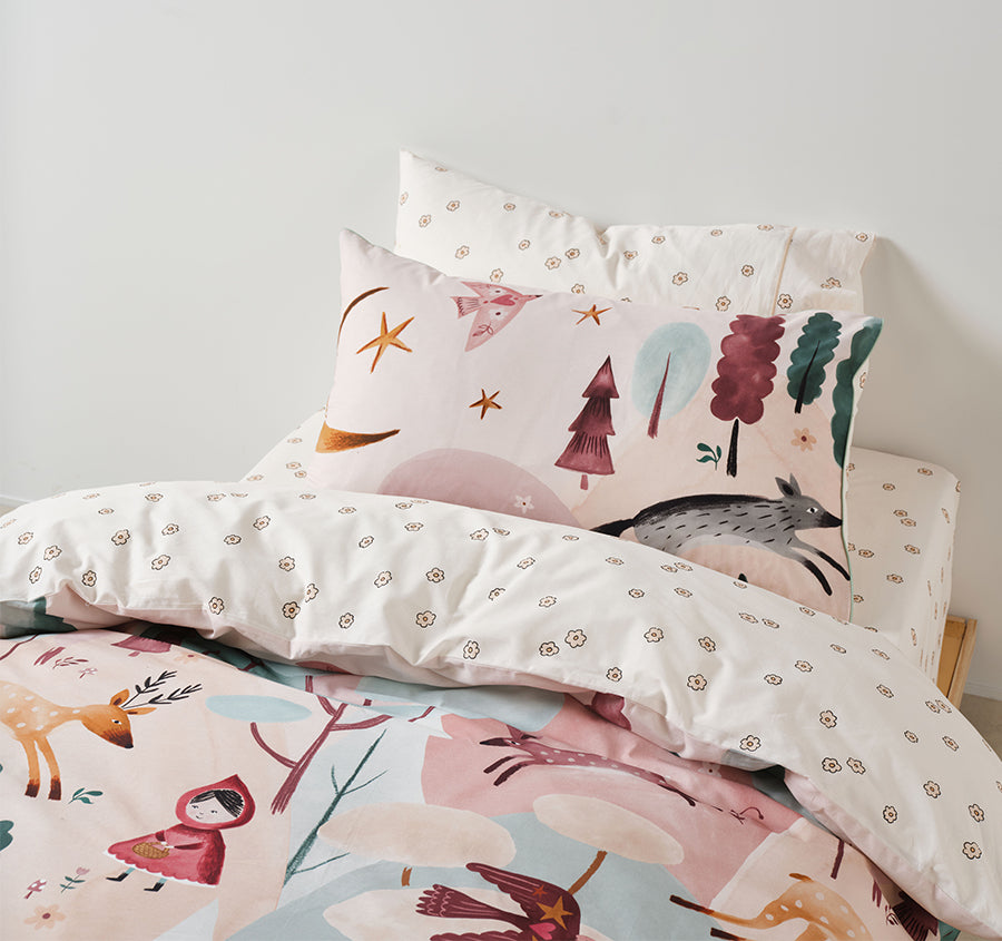 Folk Woodland Quilt Cover Set Range