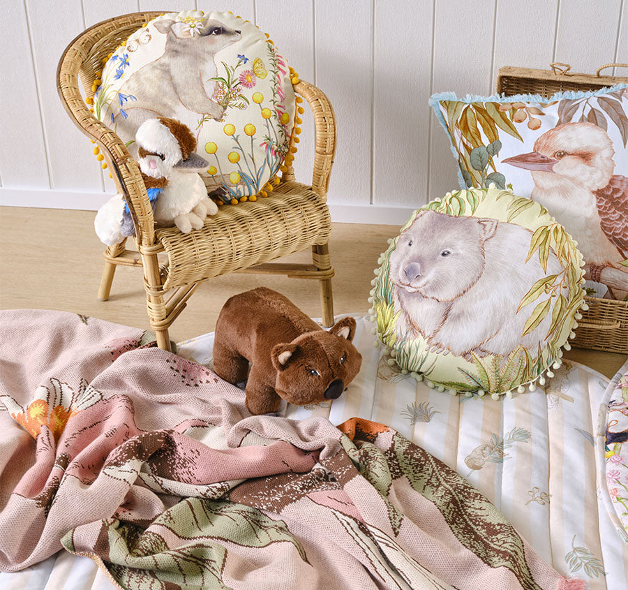 Greta Galah 120x140cm Throw Rug Pink