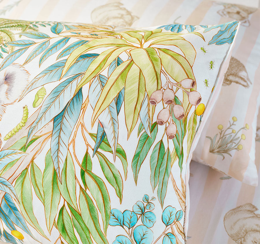 Gum Leaf Gully Quilt Cover Set Range Green