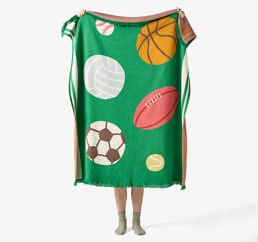 Have A Ball 120x140cm Throw Rug