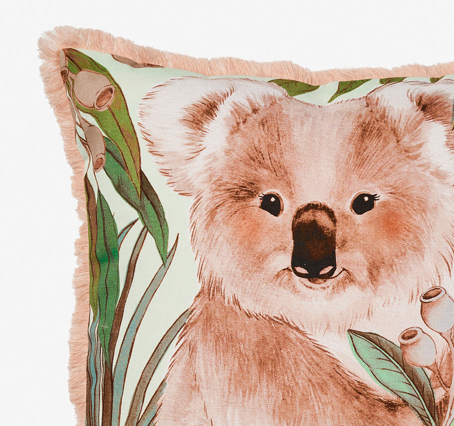 Kevin Koala 50x50cm Filled Cushion Green