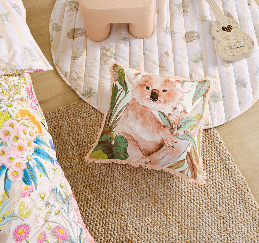 Kevin Koala 50x50cm Filled Cushion Green
