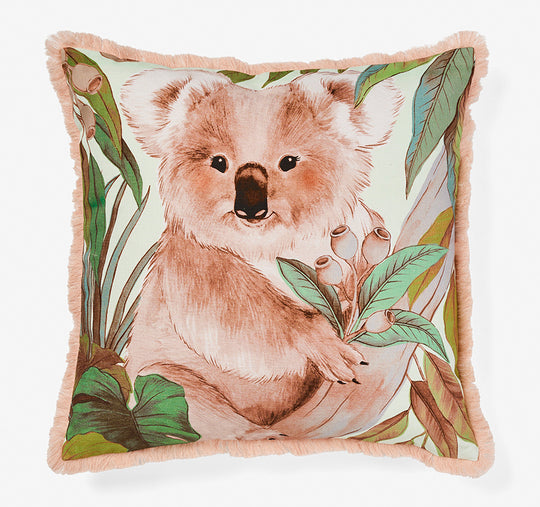 Kevin Koala 50x50cm Filled Cushion Green