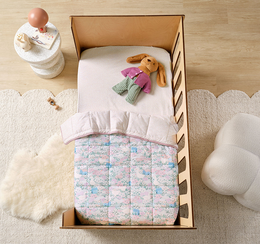 Lottie Cot Coverlet Multi