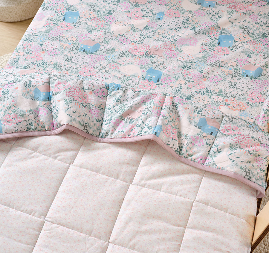 Lottie Cot Coverlet Multi