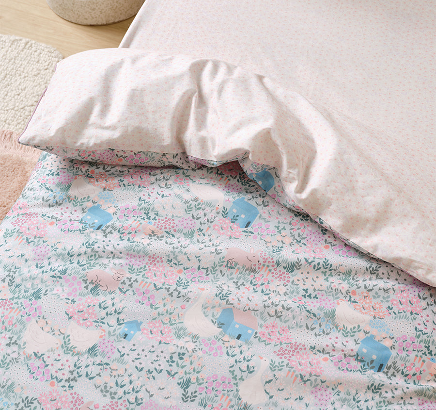 Lottie Cot Quilt Cover Multi
